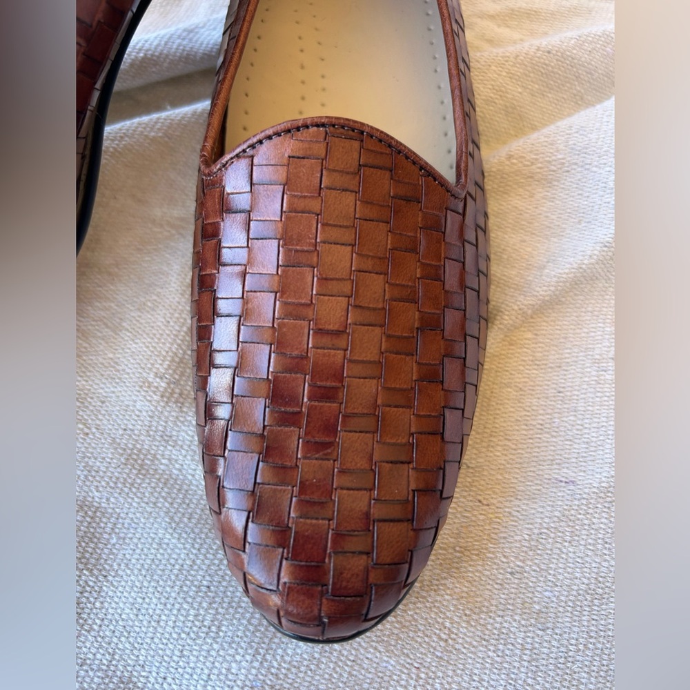 Trotters‎ Liz III Brown Woven Leather Slip-On Women’s Size 8 Narrow - Picture 5 of 11